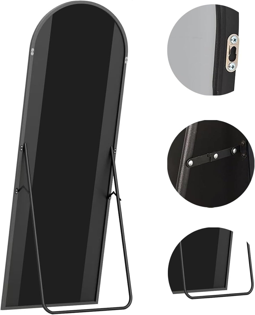 Arch Full Length Floor Mirror 76"x34"