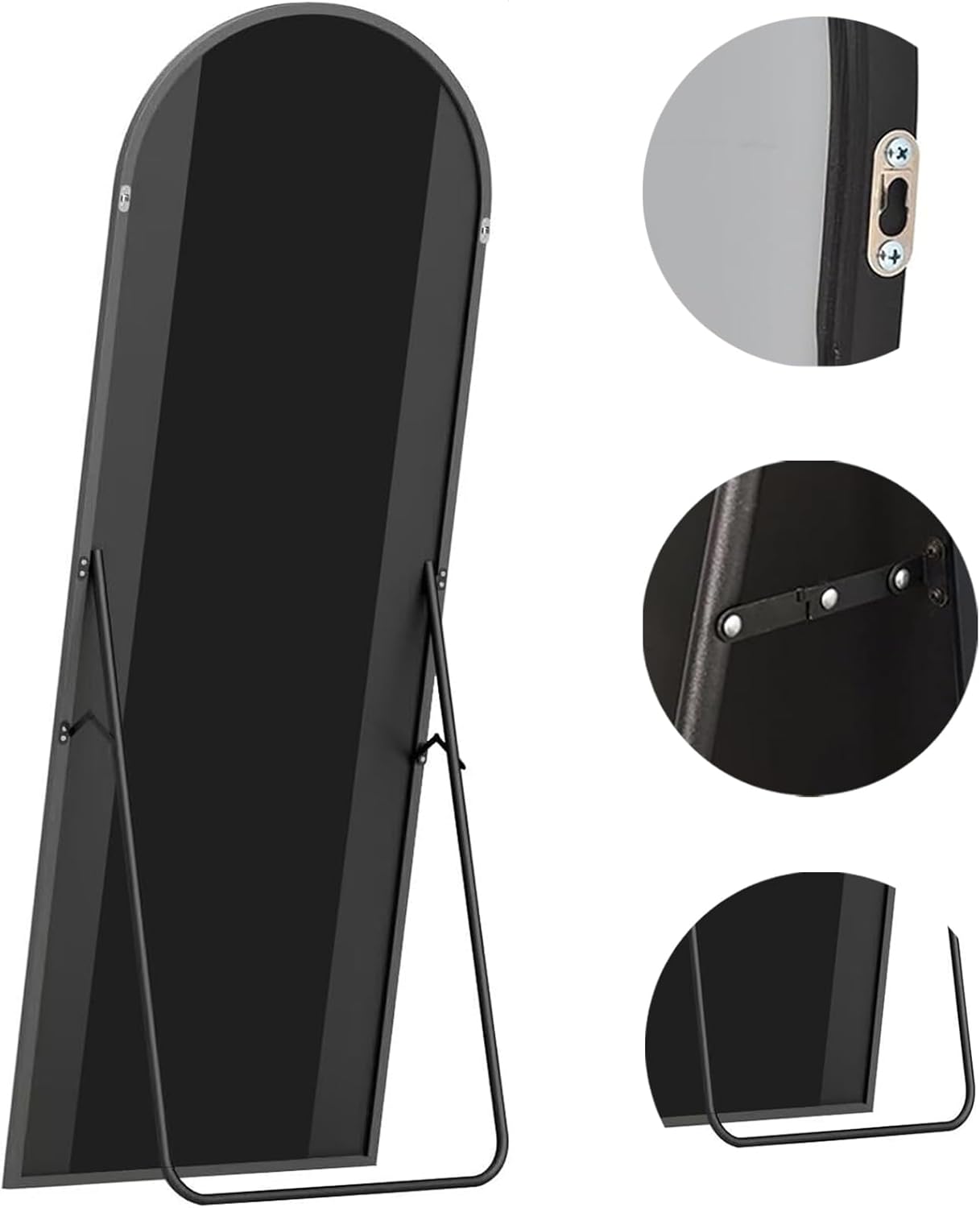 Arch Full Length Floor Mirror 76"x34"