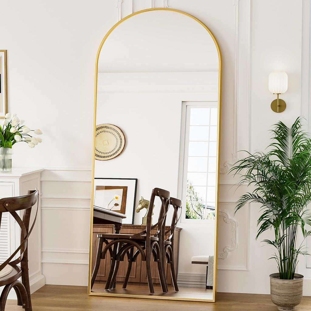 Arch Full Length Floor Mirror 76"x34"