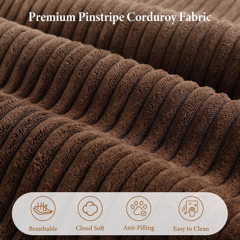 Oversized 7-Seater Modular Sofa with Chaise & Ottoman