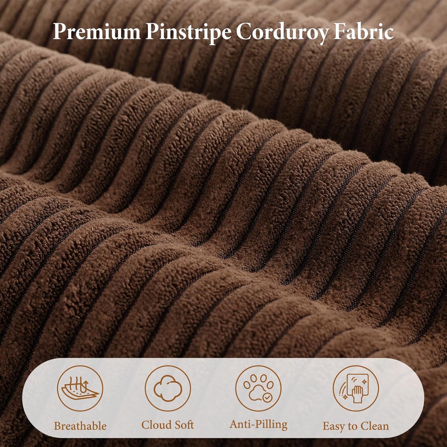 Oversized 7-Seater Modular Sofa with Chaise & Ottoman