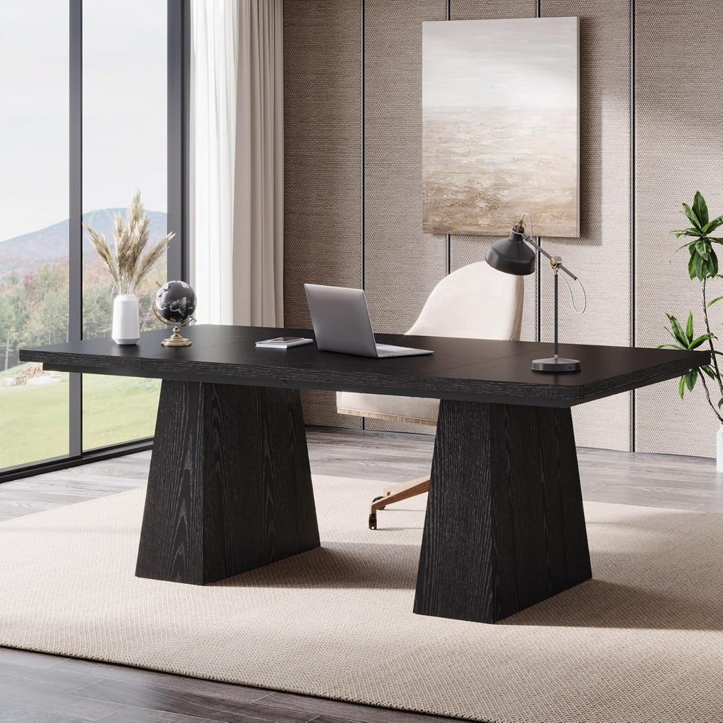 Modern 63 Inch Executive Desk for Home Office & Business