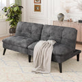 Convertible Velvet Futon Sofa Bed