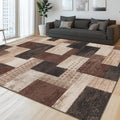 Modern Geometric Patchwork Area Rug 8'X10' for Living Room & Office